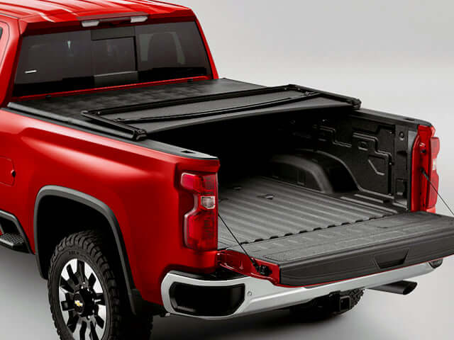 Tri-Fold Soft Tonneau Cover For Chevrolet Silverado 1500 2014-2025 5'7" TUB