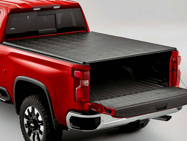 Tri-Fold Soft Tonneau Cover For Chevrolet Silverado 1500 2014-2025 5'7" TUB