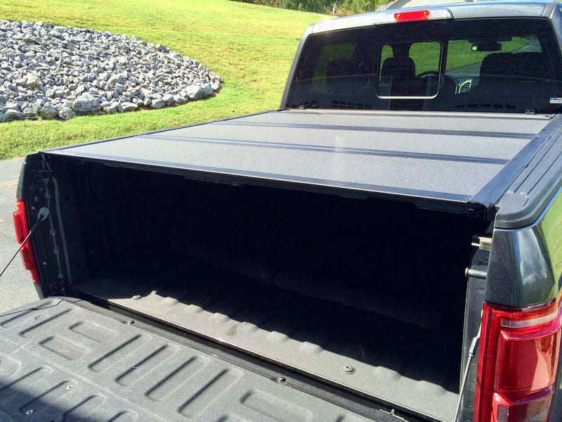 Quad-Fold Ford F-150 Hard Lid Tonneau Cover 2015-2025 5'5" TUB