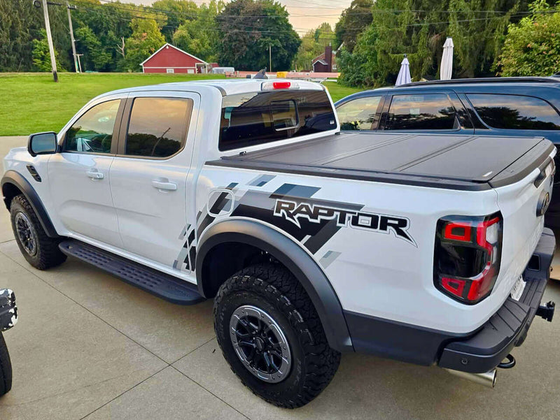 Quad-Fold Ford Ranger NextGen Hard Lid Tonneau Cover 2023+