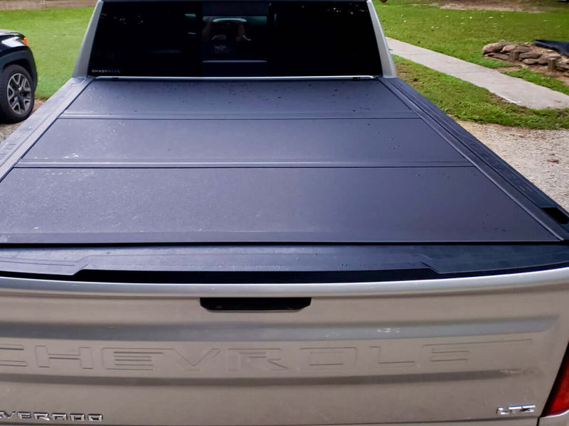 Quad-Fold Chevrolet Silverado Hard Lid Tonneau Cover 1500 2014-2025 5'7" TUB