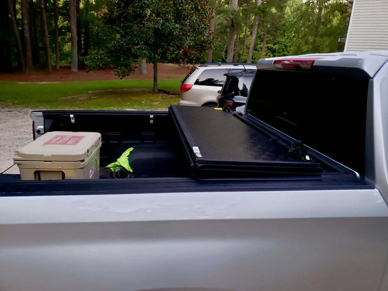 Quad-Fold Chevrolet Silverado Hard Lid Tonneau Cover 1500 2014-2025 5'7" TUB