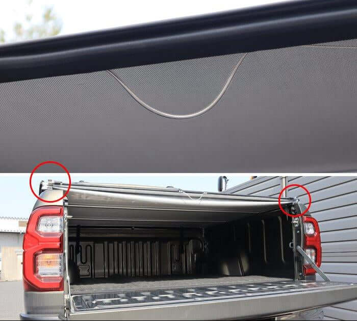 Soft Roll Up Tonneau Cover for Toyota Hilux SR5 2015-2025