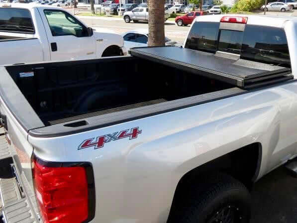 Tri-Fold Hard Lid Tonneau Cover For Chevrolet Silverado 1500 2014-2025 5'7" TUB