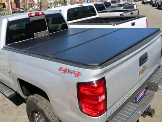 Tri-Fold Hard Lid Tonneau Cover For Chevrolet Silverado 1500 2014-2025 5'7" TUB