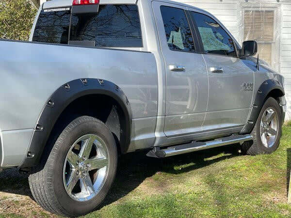 Fender Flares For Dodge RAM 1500 DS Classic 2009-2023 Satin Smooth