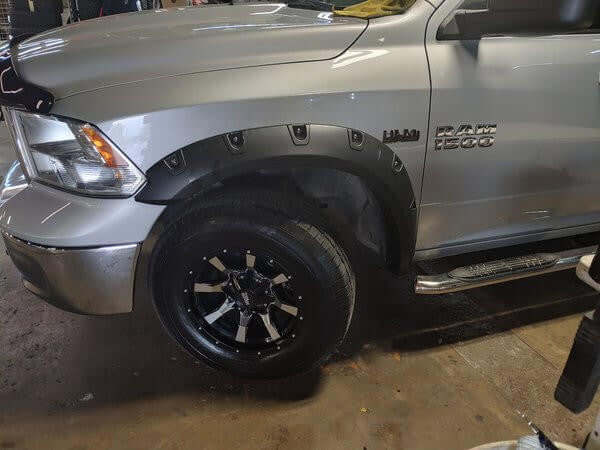 Fender Flares For Dodge RAM 1500 DS Classic 2009-2023 Satin Smooth