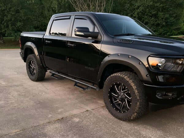 Fender Flares For Dodge RAM 1500 DT 2019-2024 Satin Smooth