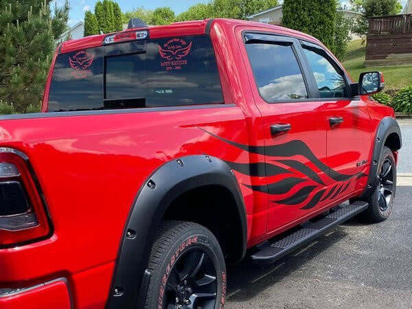 Fender Flares For Dodge RAM 1500 DT 2019-2024 Satin Smooth