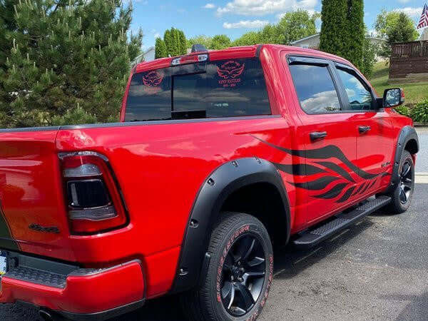 Fender Flares For Dodge RAM 1500 DT 2019-2024 Satin Smooth