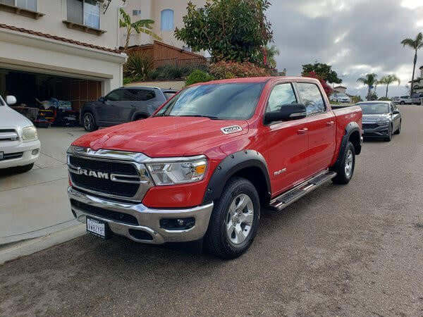 Fender Flares For Dodge RAM 1500 DT 2019-2024 Satin Smooth