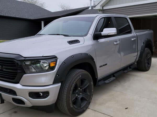 Fender Flares For Dodge RAM 1500 DT 2019-2024 Satin Smooth