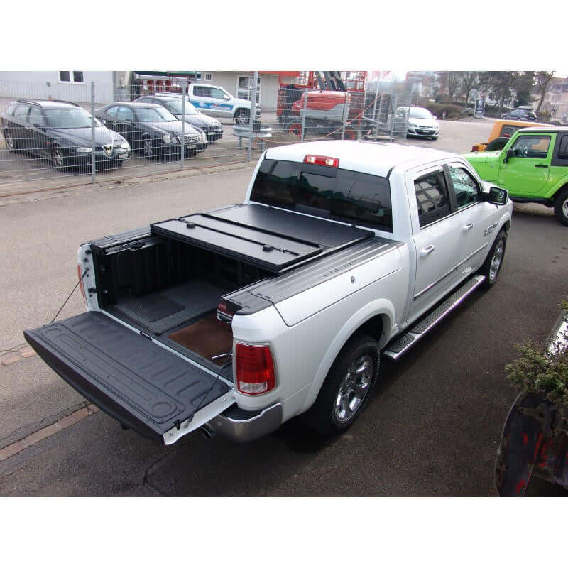 Tri-Fold Hard Lid Tonneau Cover for Dodge RAM 1500 RAMBOX DS/DT 2009-2025 5'7" TUB