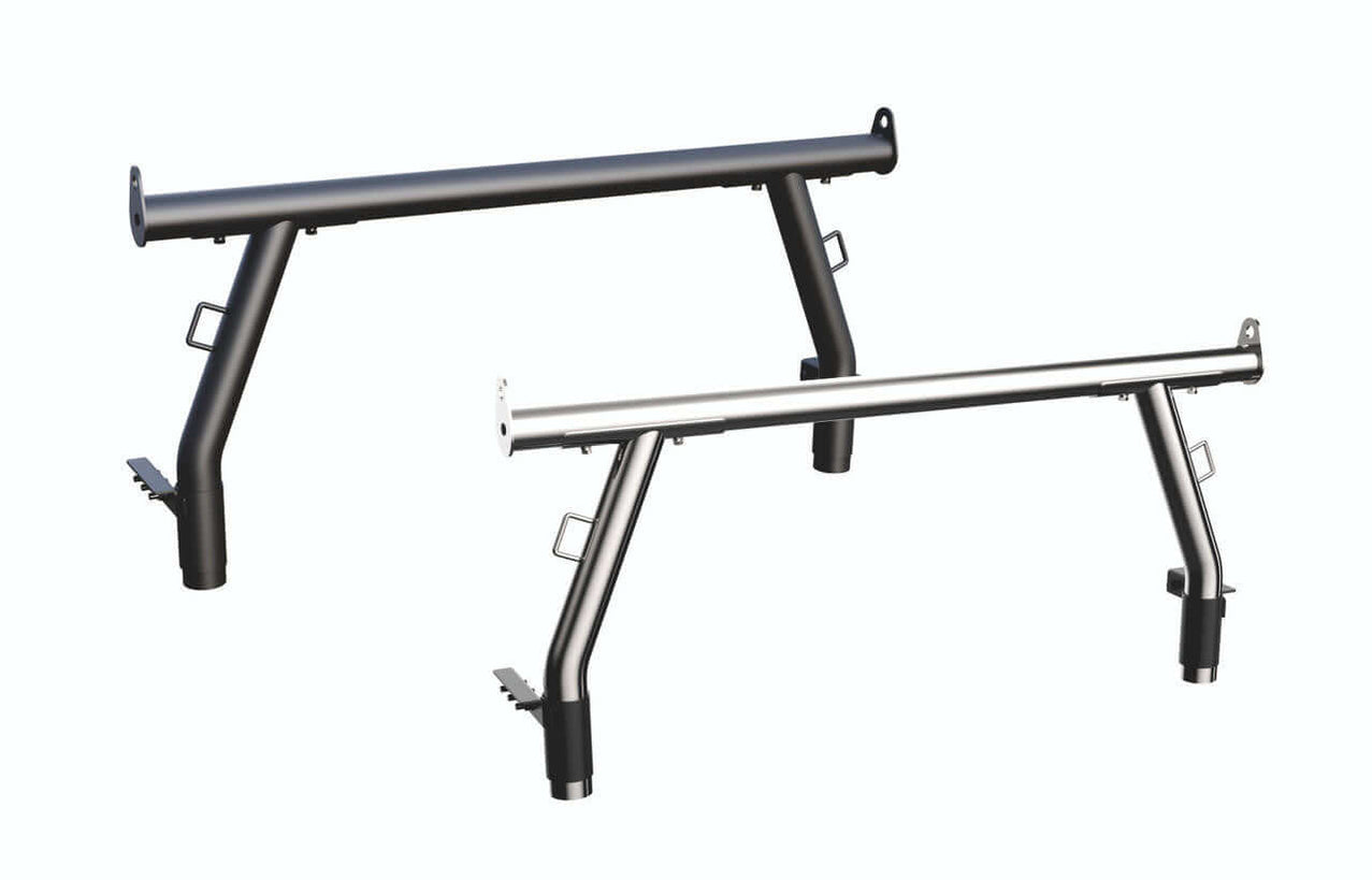 Set of 2 BLACK Universal Ute Ladder Racks – Secure & Durable — AlfaLab